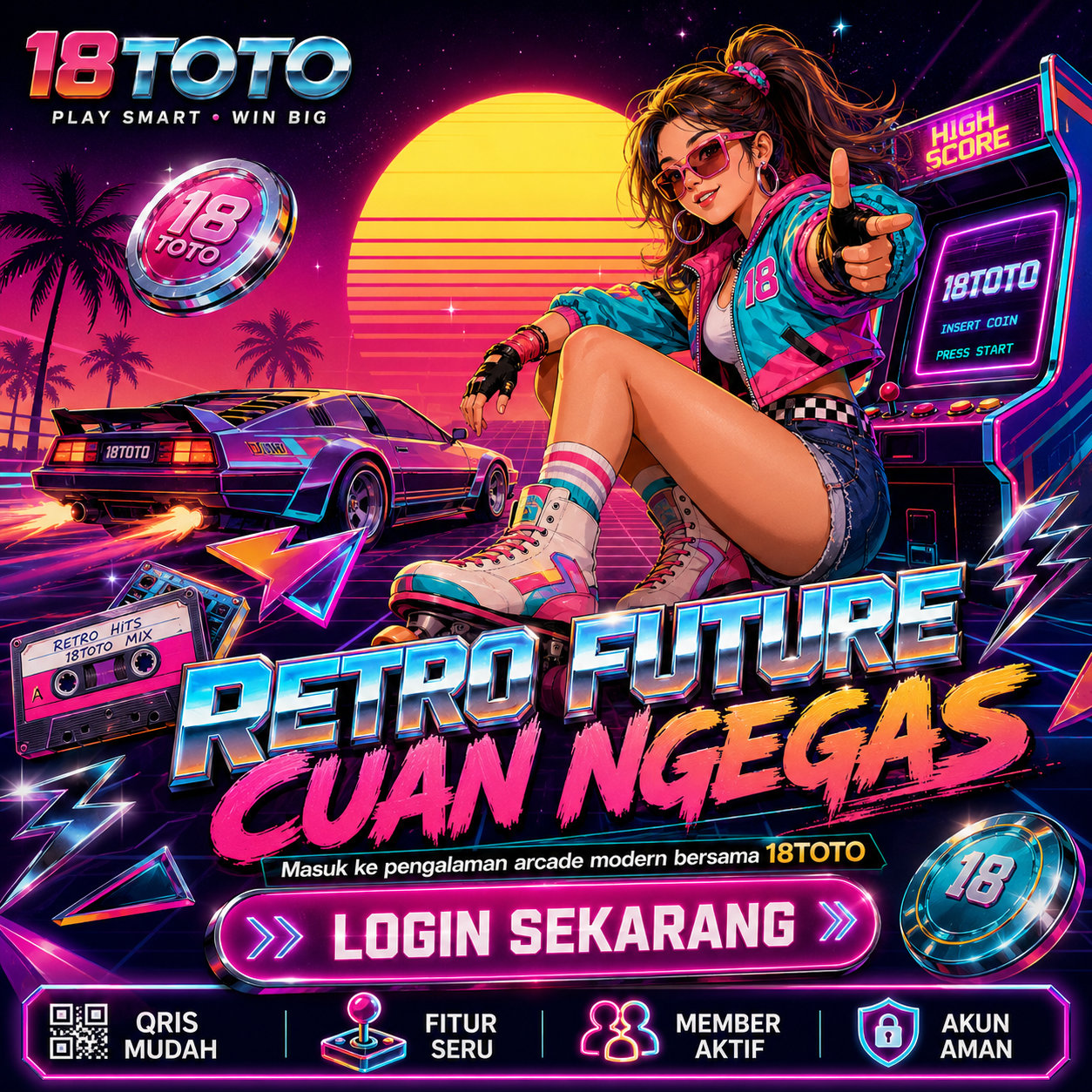 18toto jual sepatu online bisa bayar pakai qris 18TOTO - bola togel berputar angka berkilau
